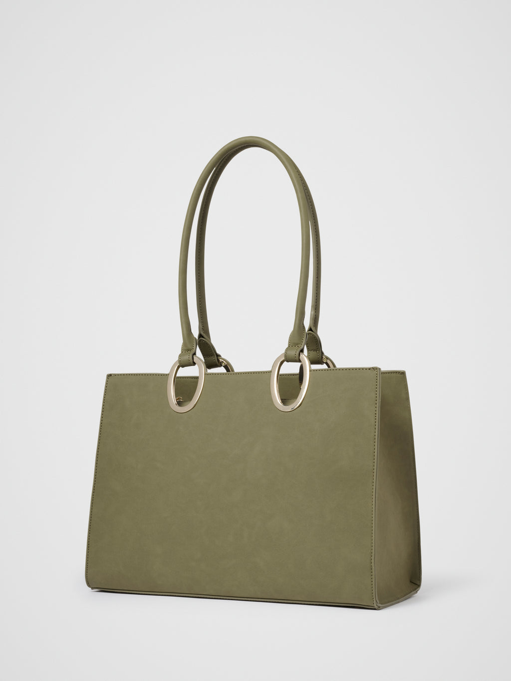 Sammi Oval Hardware Shoulder Tote