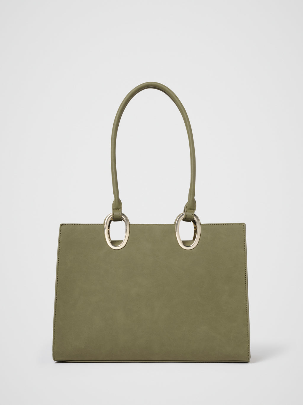 Sammi Oval Hardware Shoulder Tote