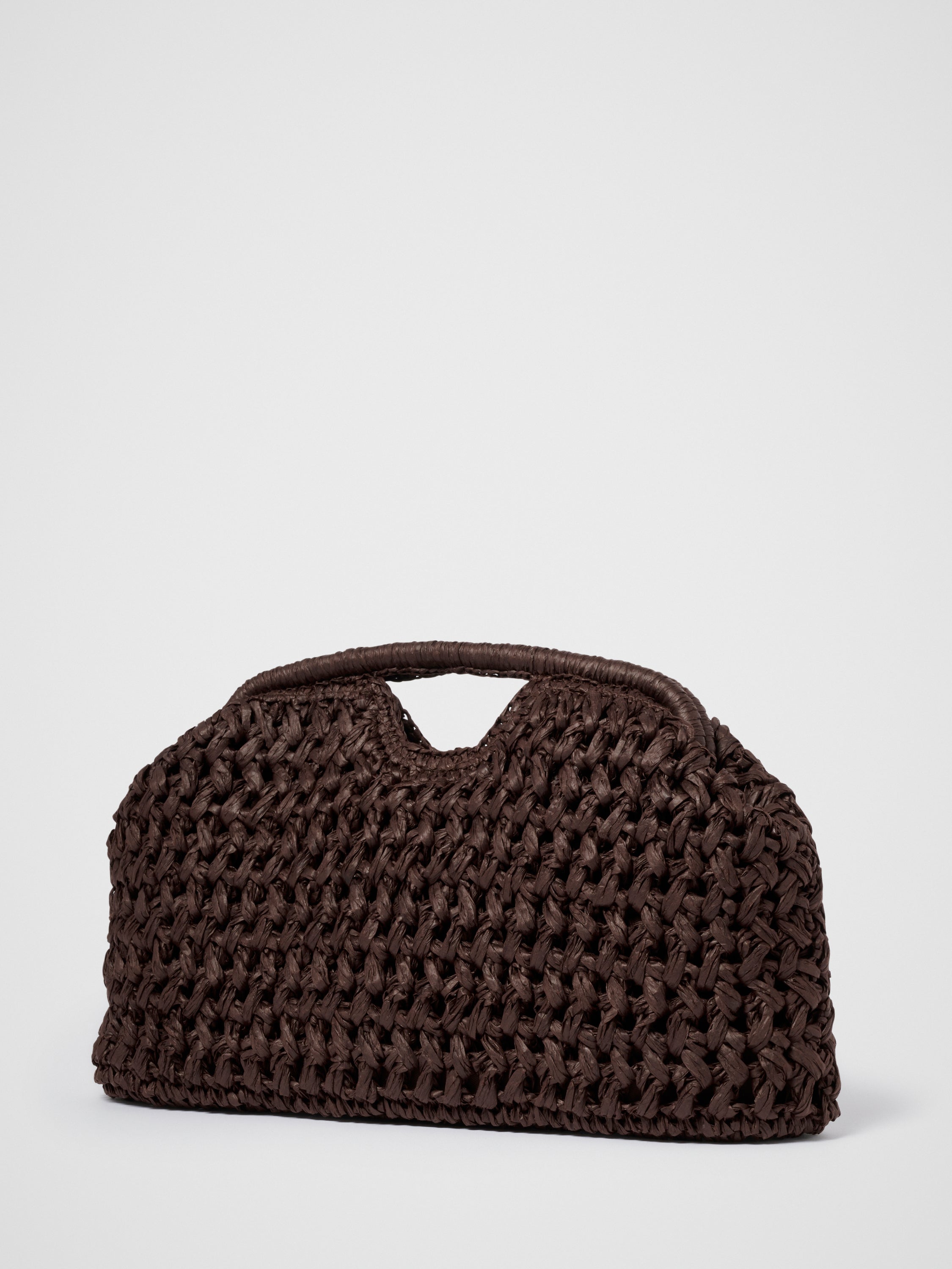 Shara Weave Frame Clutch
