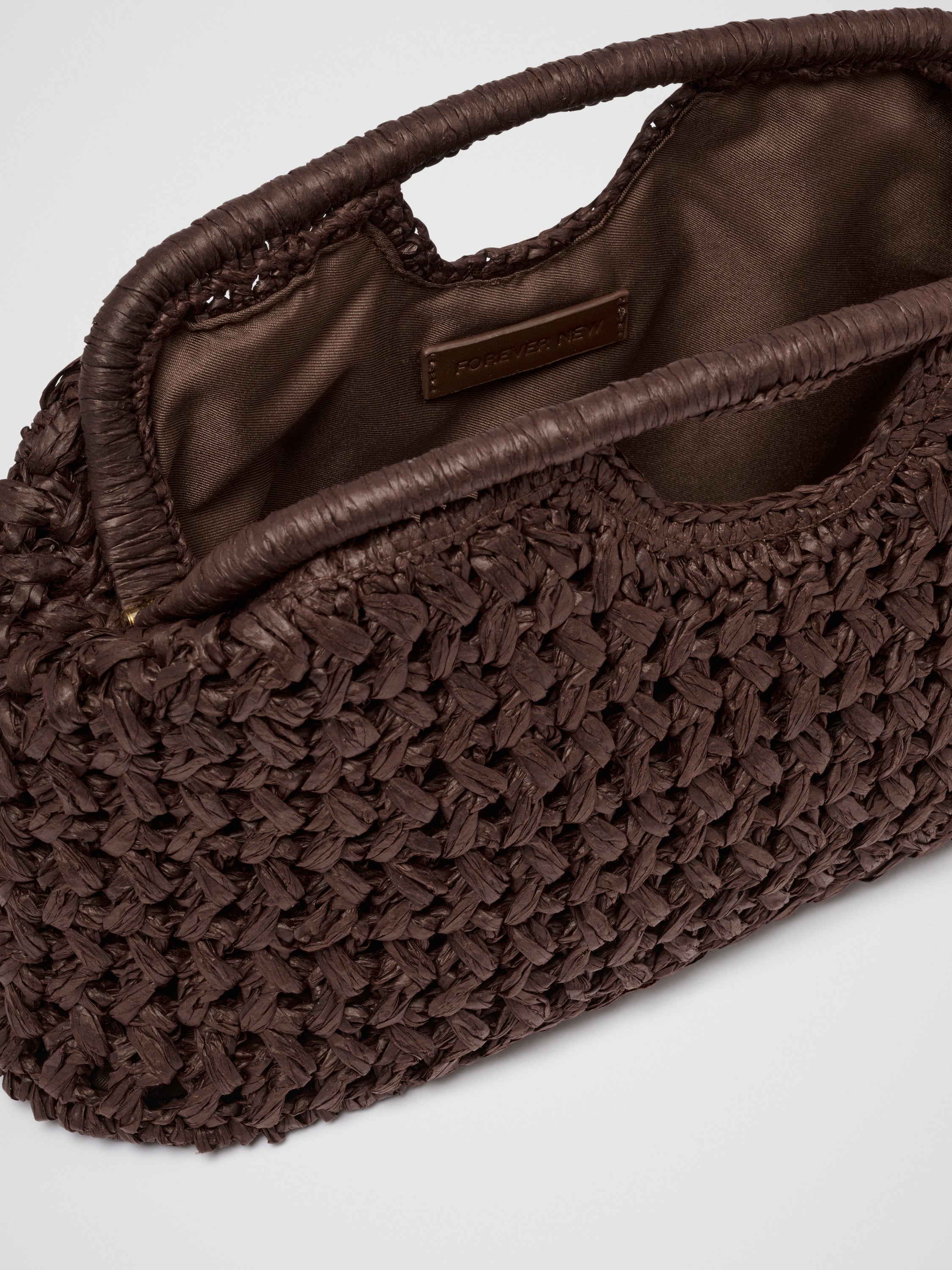 Shara Weave Frame Clutch