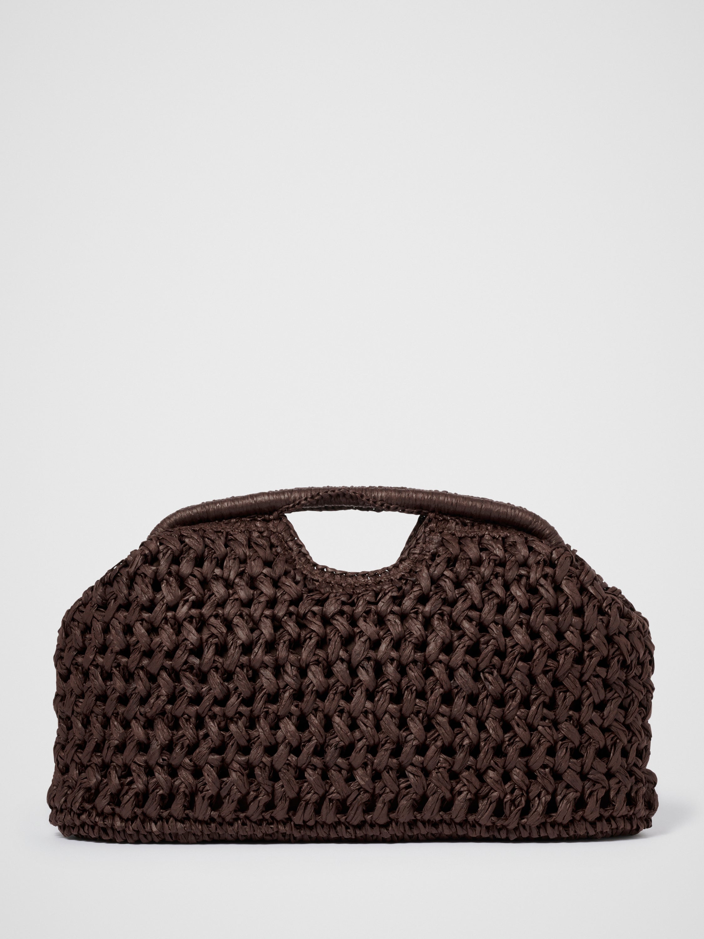 Shara Weave Frame Clutch