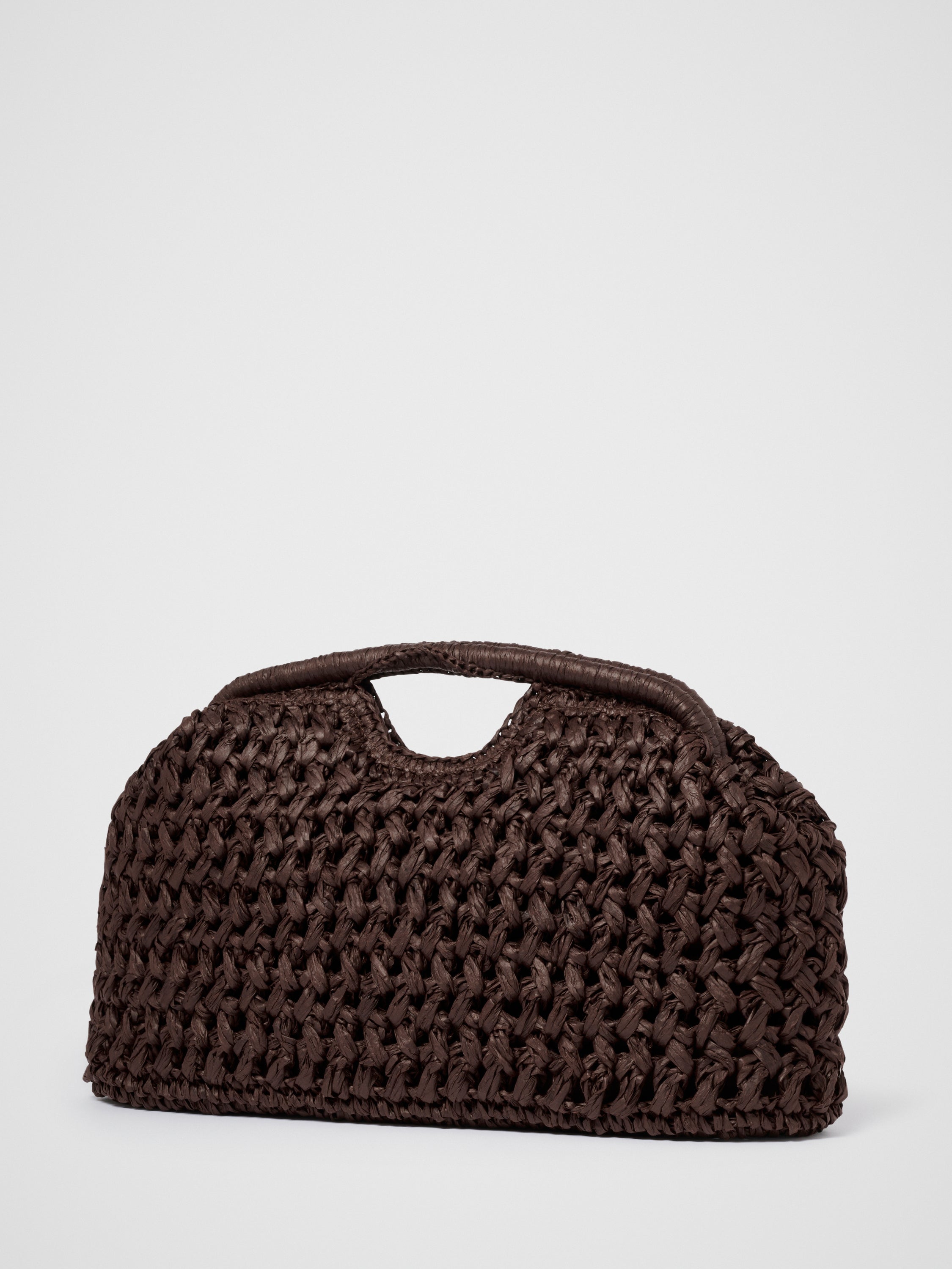 Shara Weave Frame Clutch
