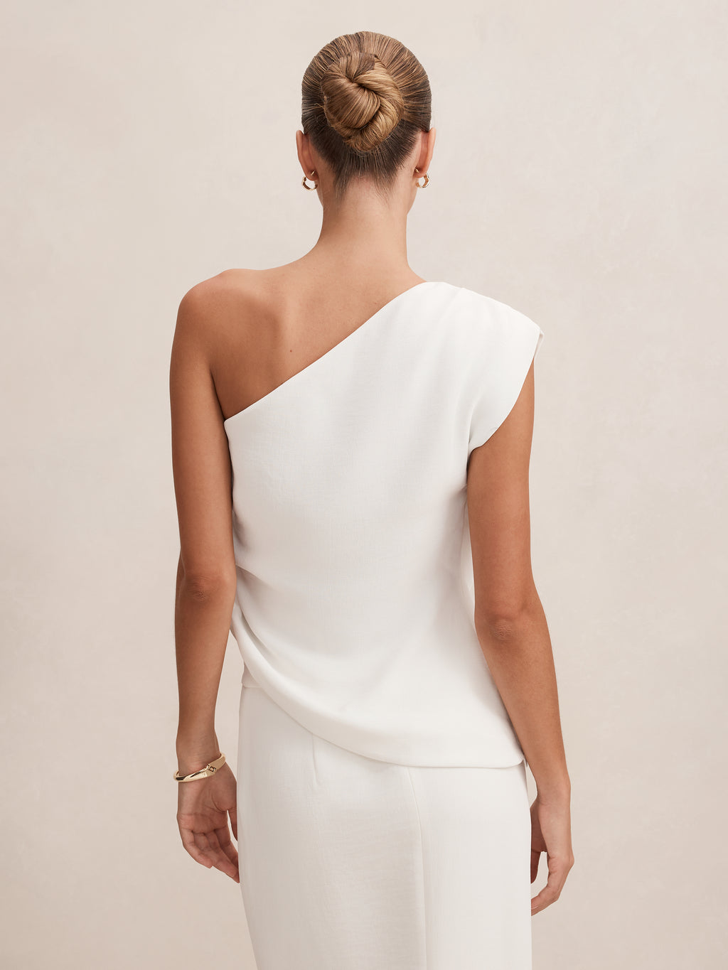 Adriana Asymmetrical Tuck Top
