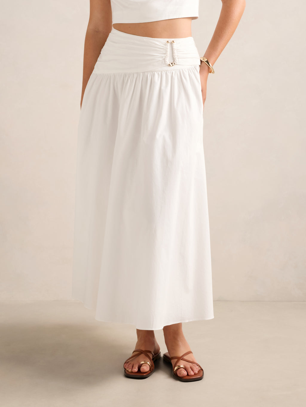 Dottie Hardware Maxi Skirt