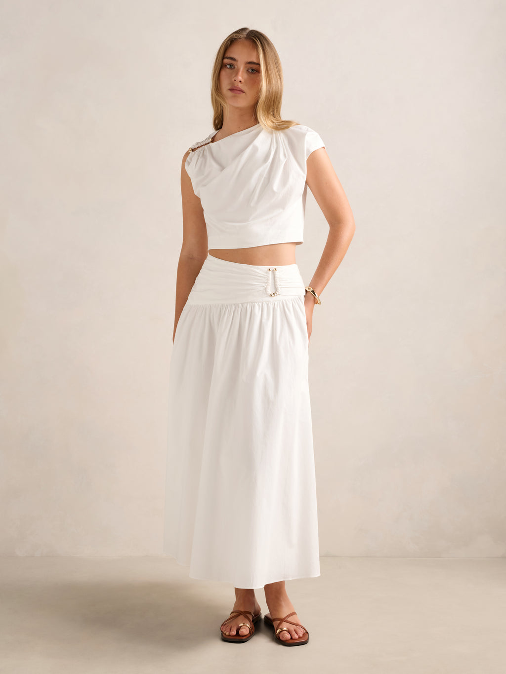 Dottie Hardware Maxi Skirt