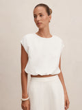 Georgina Bubble Hem Top