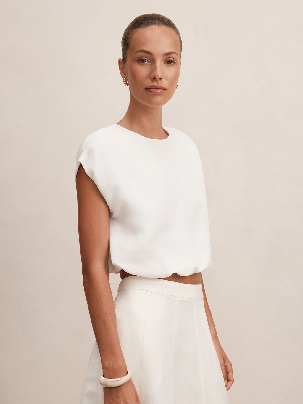 Georgina Bubble Hem Top