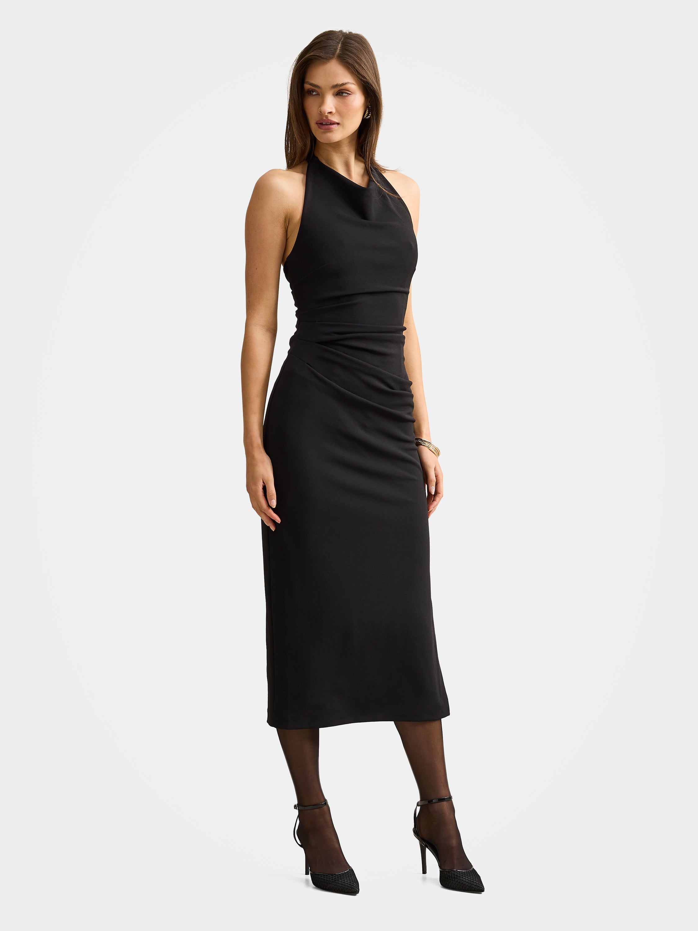 Daphne Halter Column Midi Dress