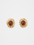 Signature Rebecca Molten Stone Stud