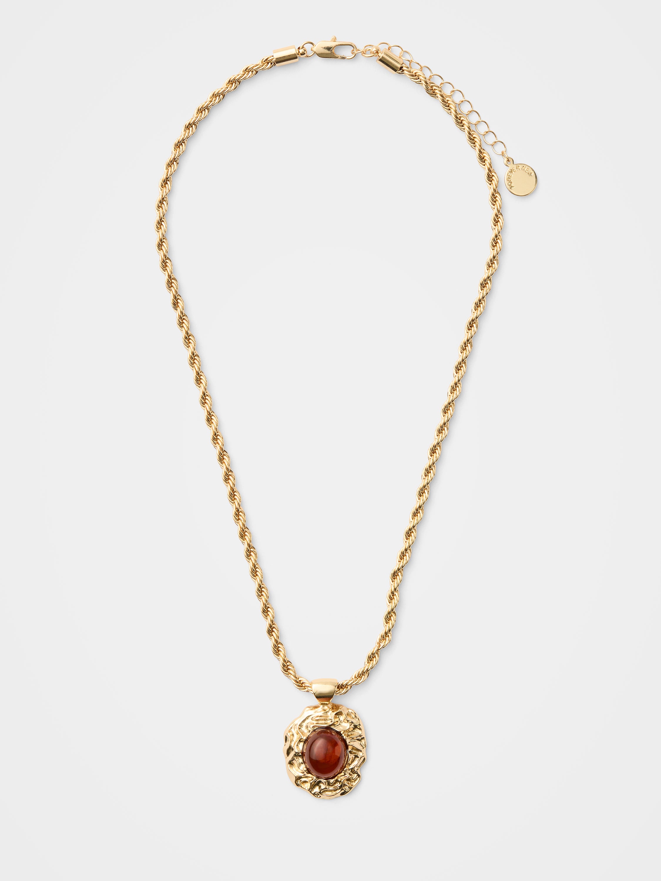 Signature Rebecca Molten Stone Pendant Necklace