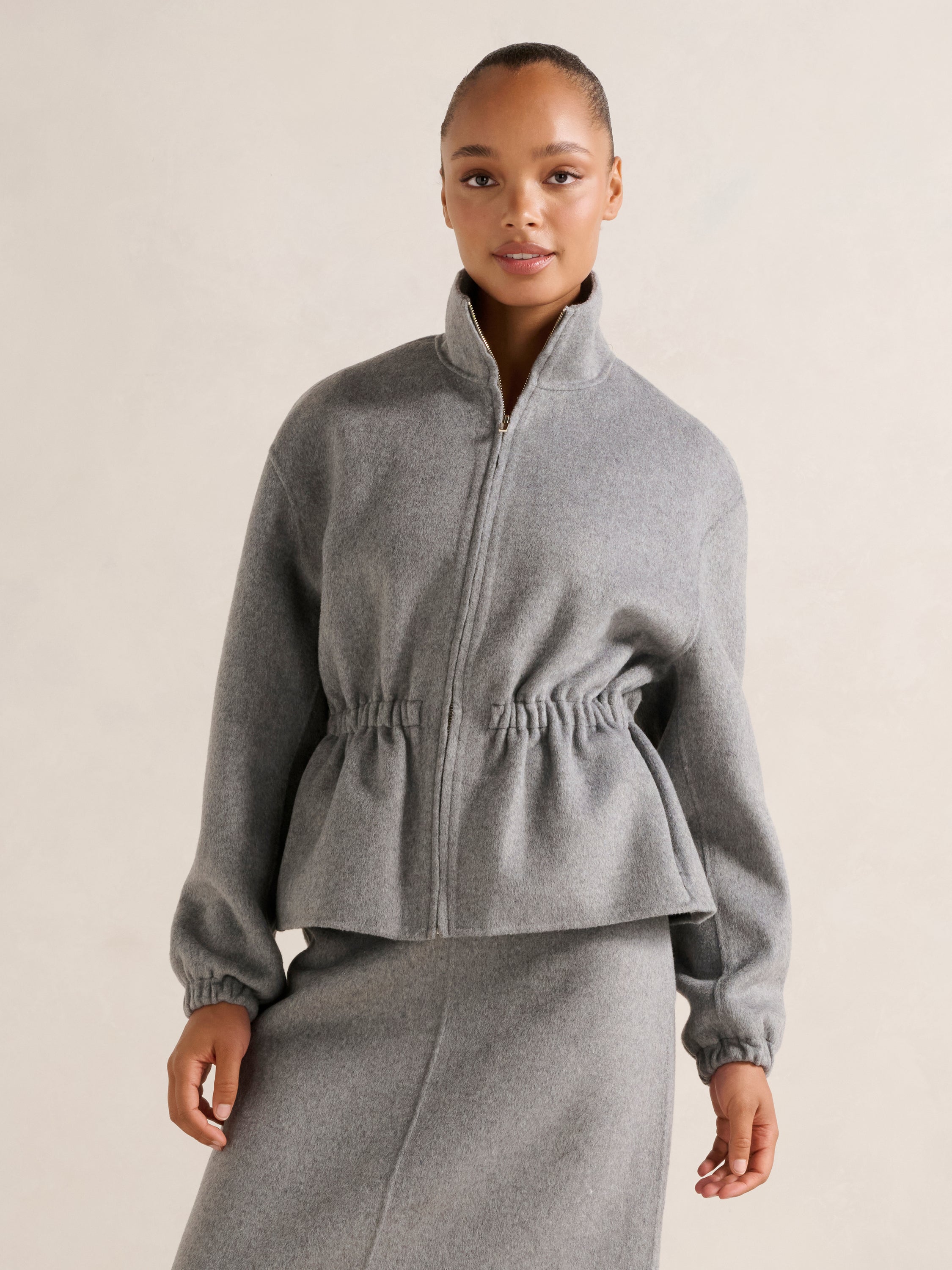 Amara Elastic Waist Jacket