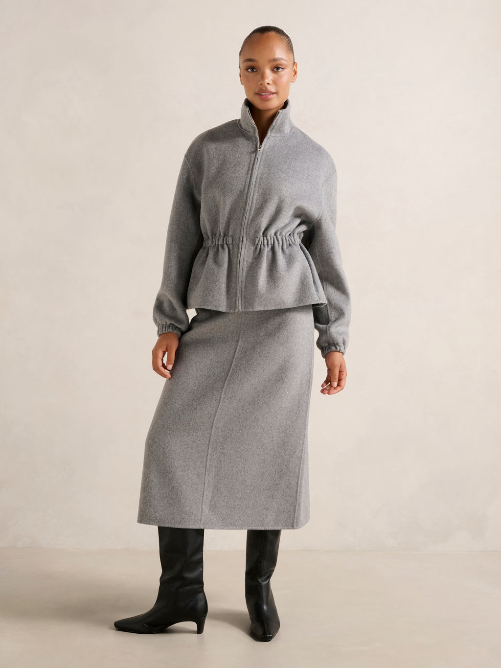 Amara Elastic Waist Jacket
