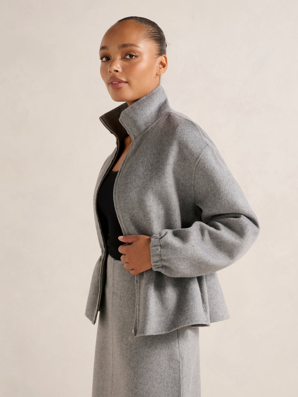 Amara Elastic Waist Jacket