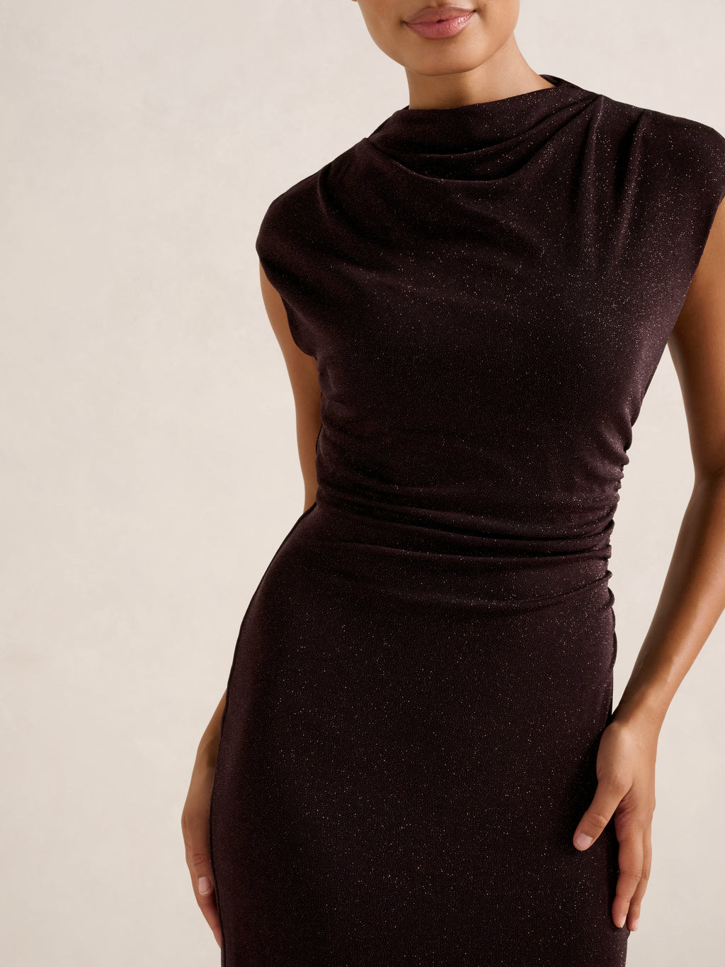 Sammy Glitter Bodycon Midi Dress