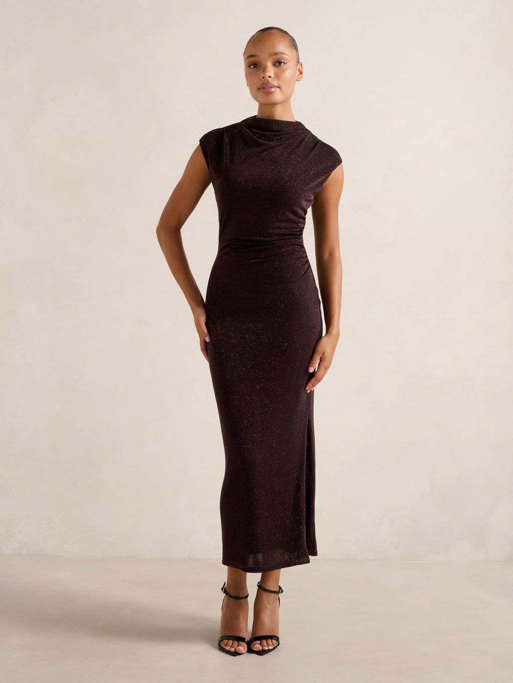 Sammy Glitter Bodycon Midi Dress