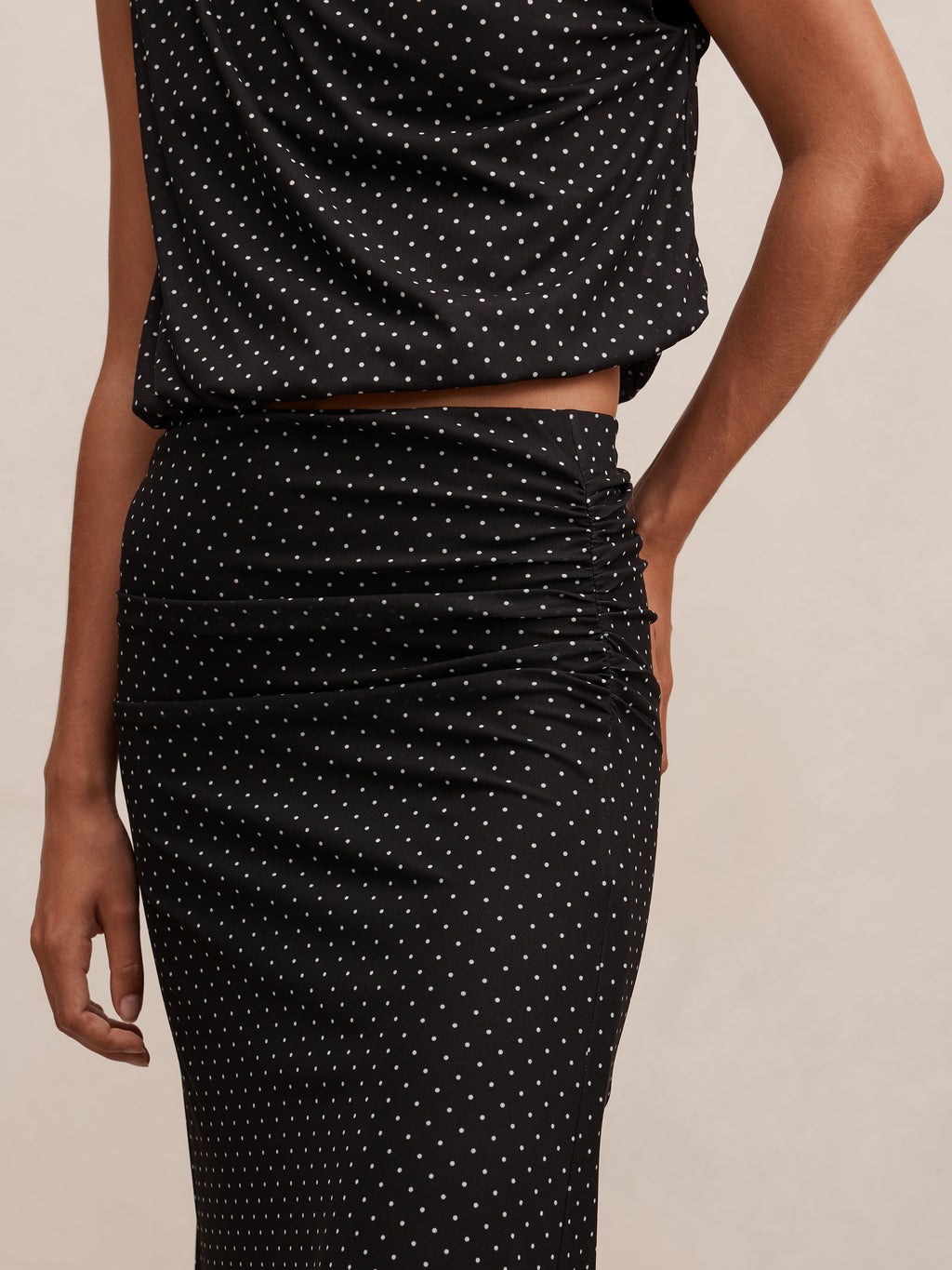 Mimi Flute Maxi Skirt