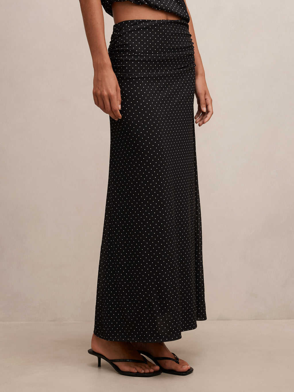 Mimi Flute Maxi Skirt