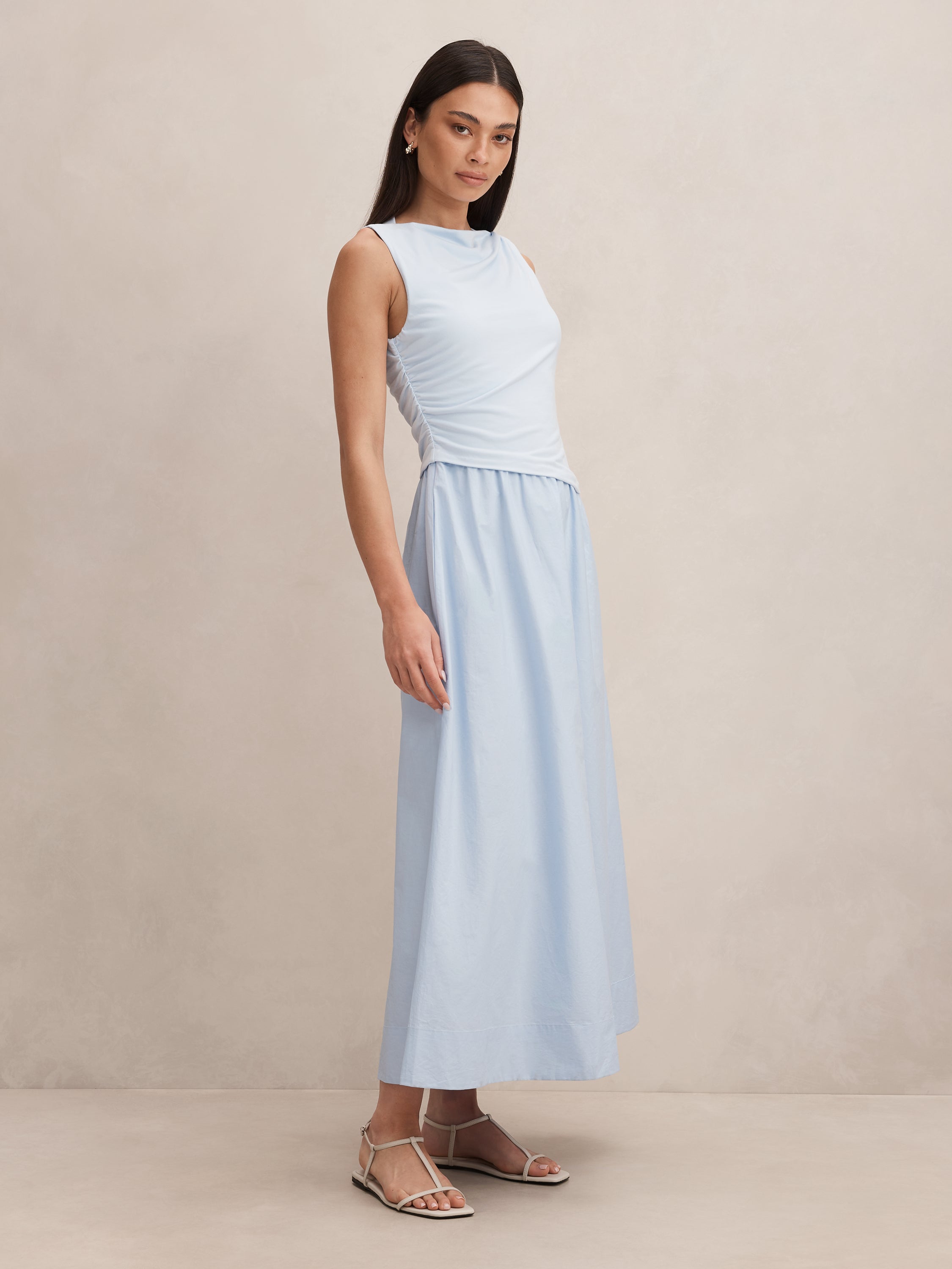 Felicity Asym 2 in 1 Midi Dress