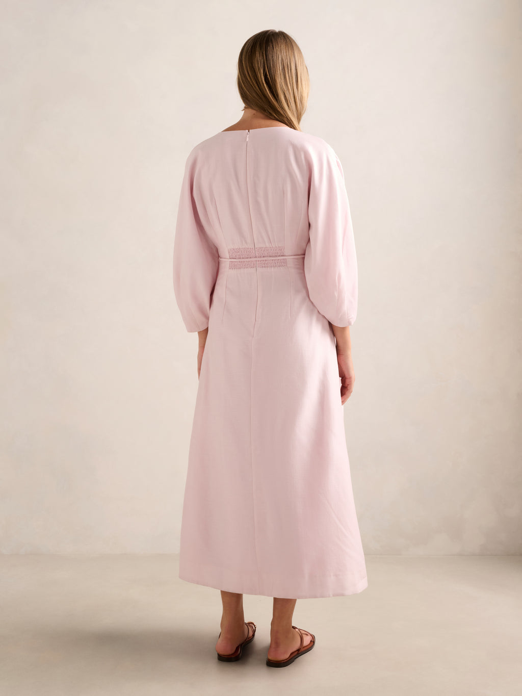 Scarlett Cocoon Sleeve Midi Dress