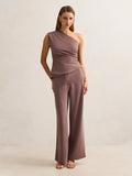 Willow Asymmetrical Tuck Top