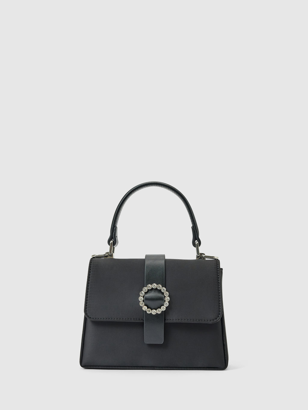 Donna Diamante Buckle Top Handle