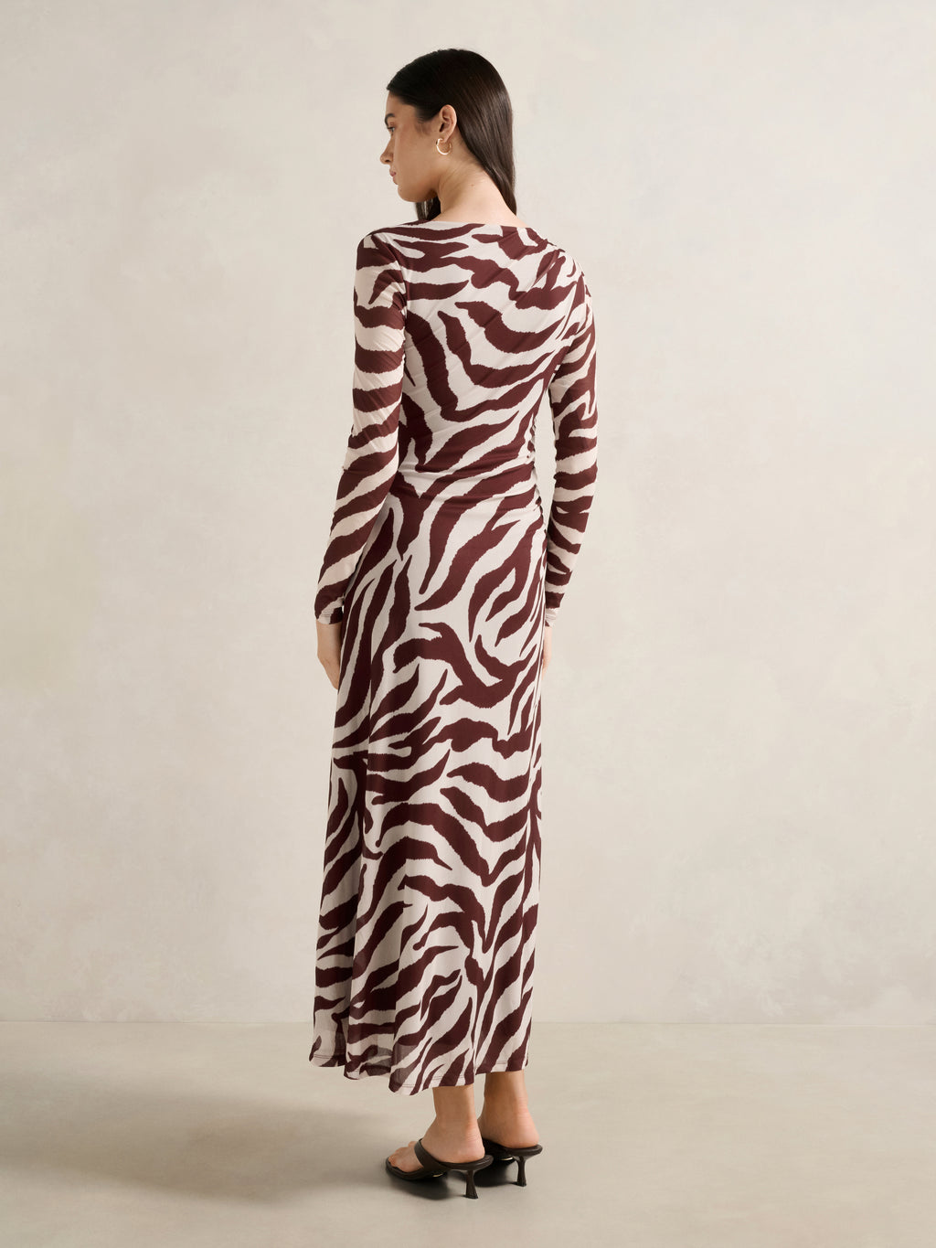 Frankie Ruched Jersey Maxi Dress