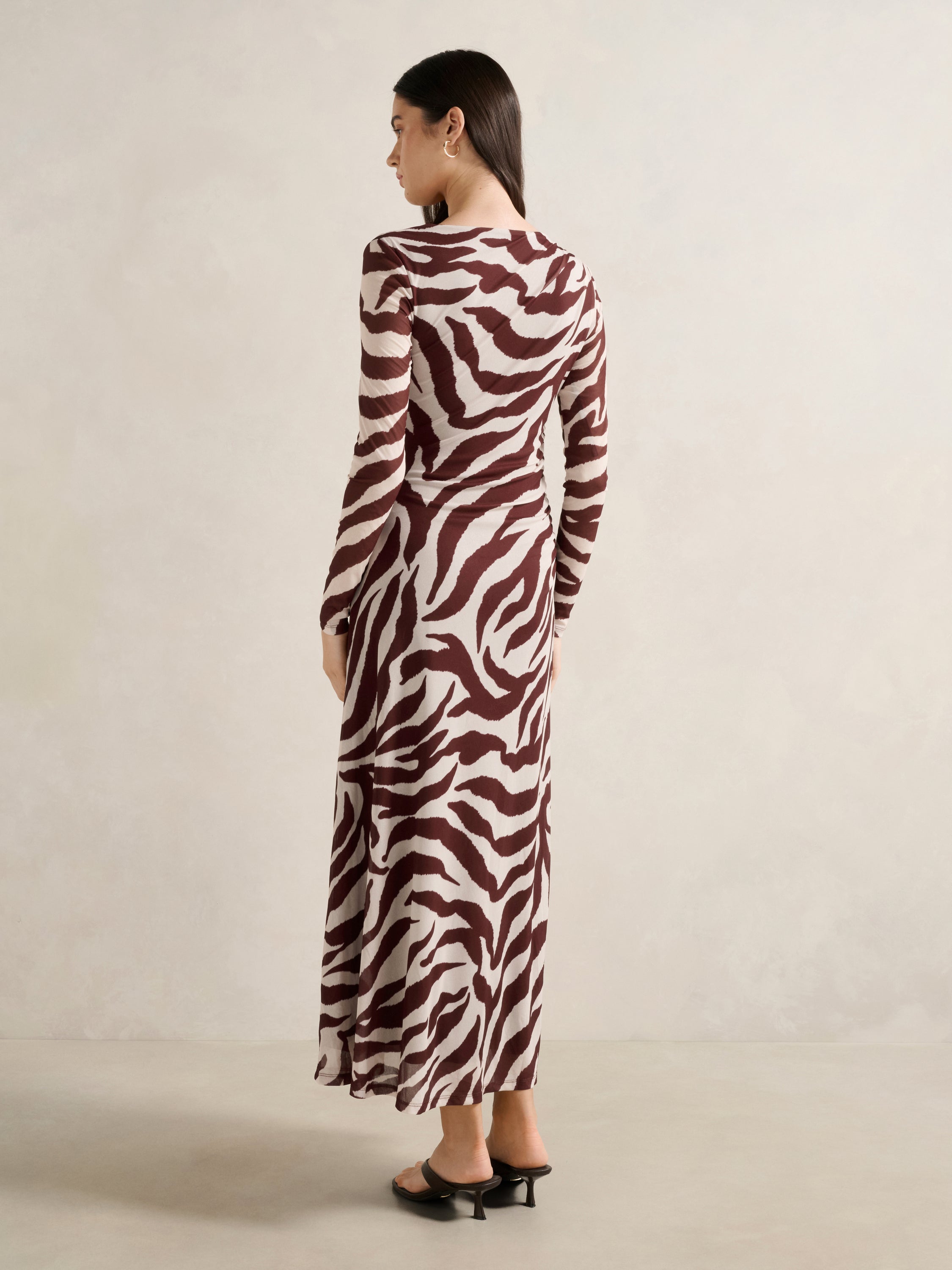 Frankie Ruched Jersey Maxi Dress