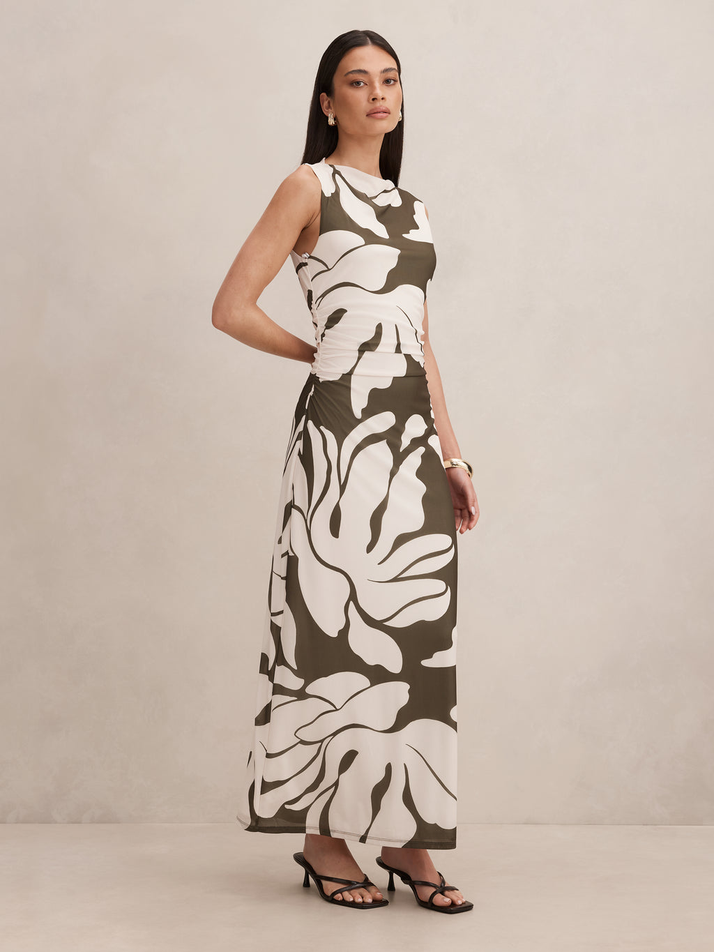 Allegra Mesh Midi Dress