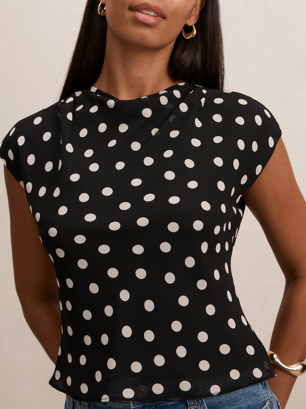 Frida Funnel Neck Top