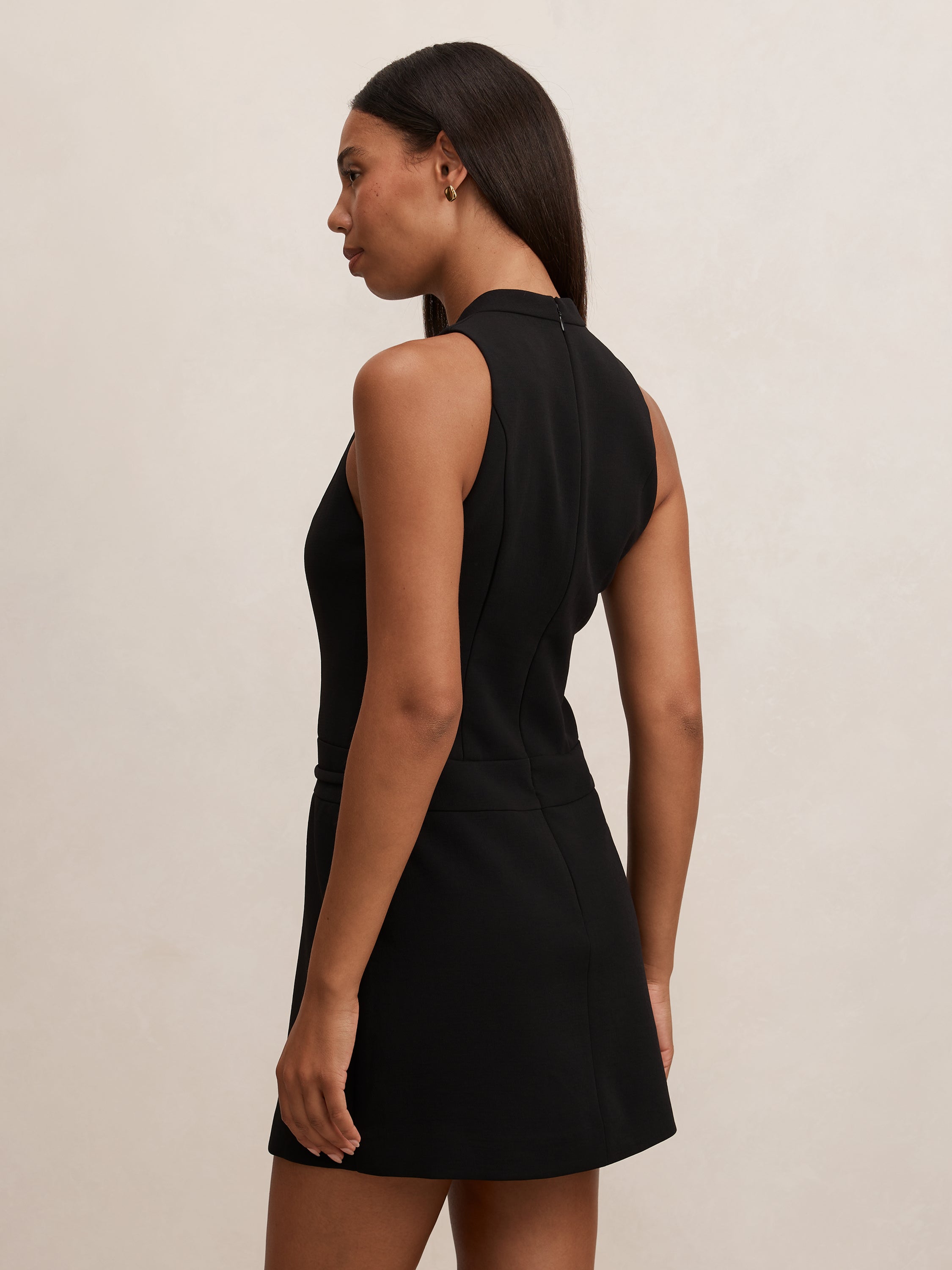 Rhea Belted Tailored Mini Dress
