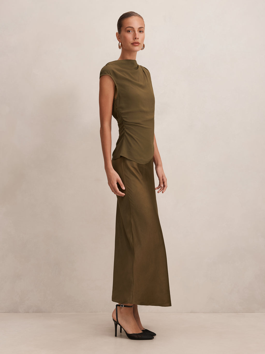 Aurora 2 In 1 Slip Midi Dress