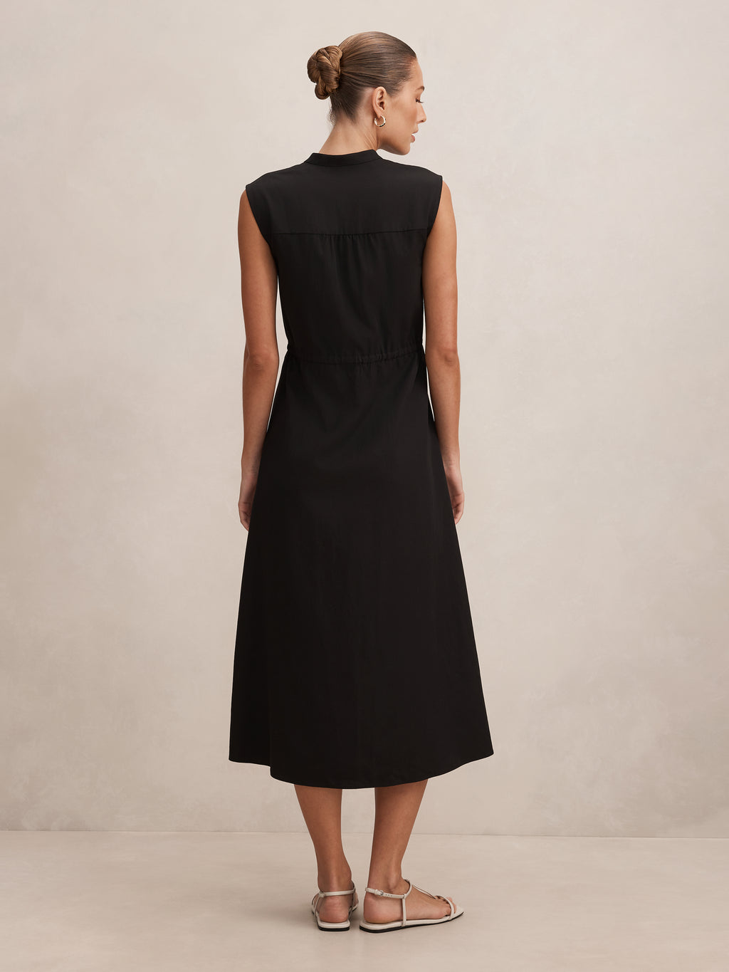 Claire Drawcord Midi Dress