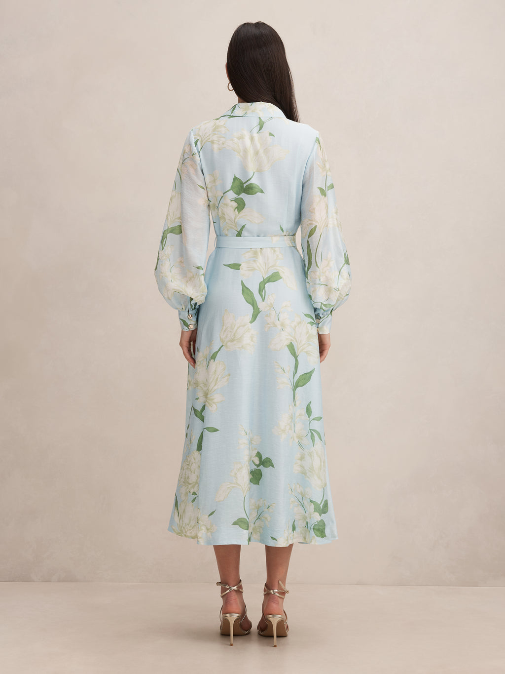 Freya Printed Shirt Midi Dress