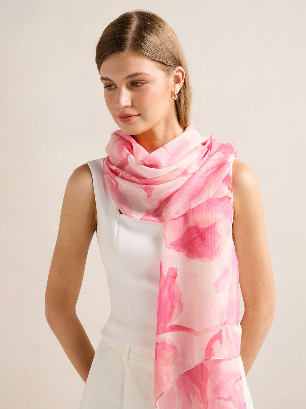 Freya Floral Scarf