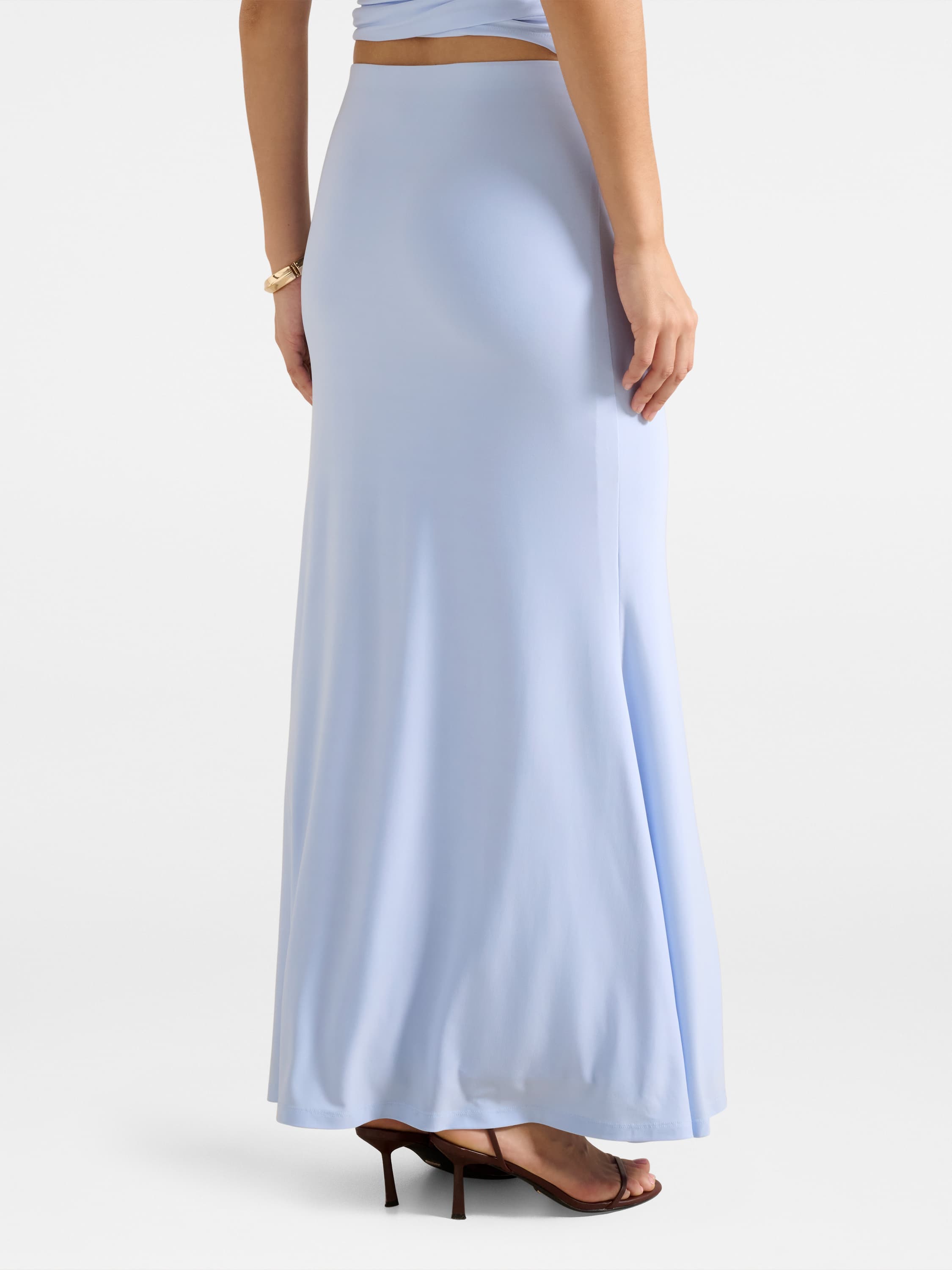 Mimi Flute Maxi Skirt