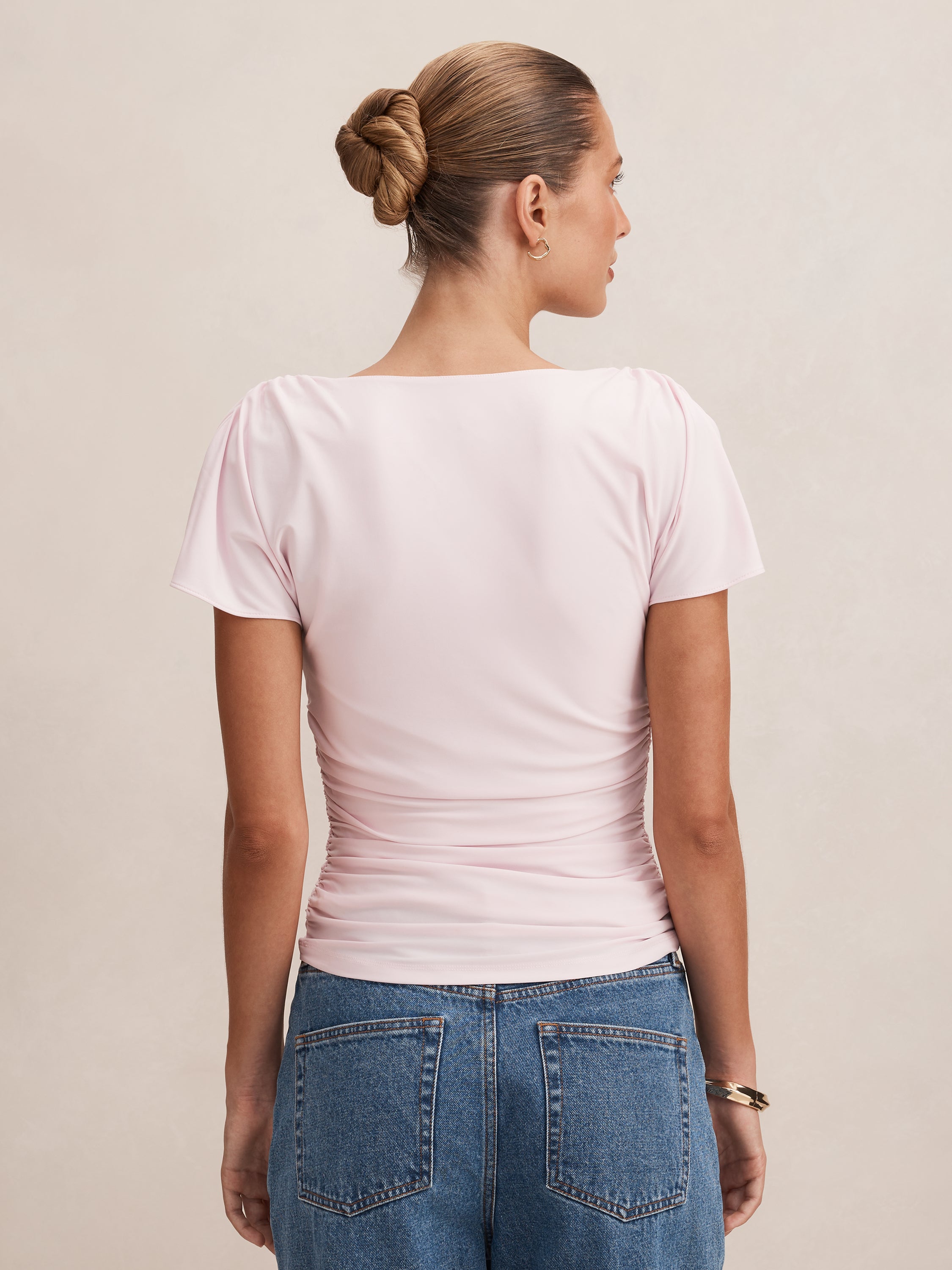 Stormi Spliced Shoulder Top