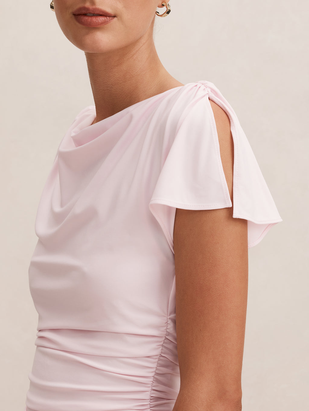 Stormi Spliced Shoulder Top
