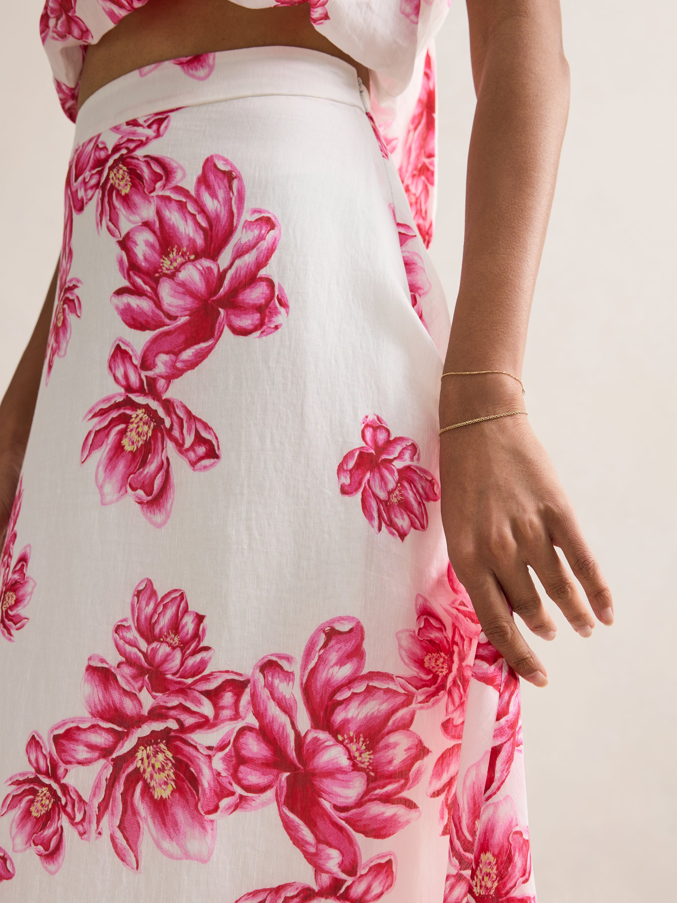 Maisie Petite Circle Midi Skirt