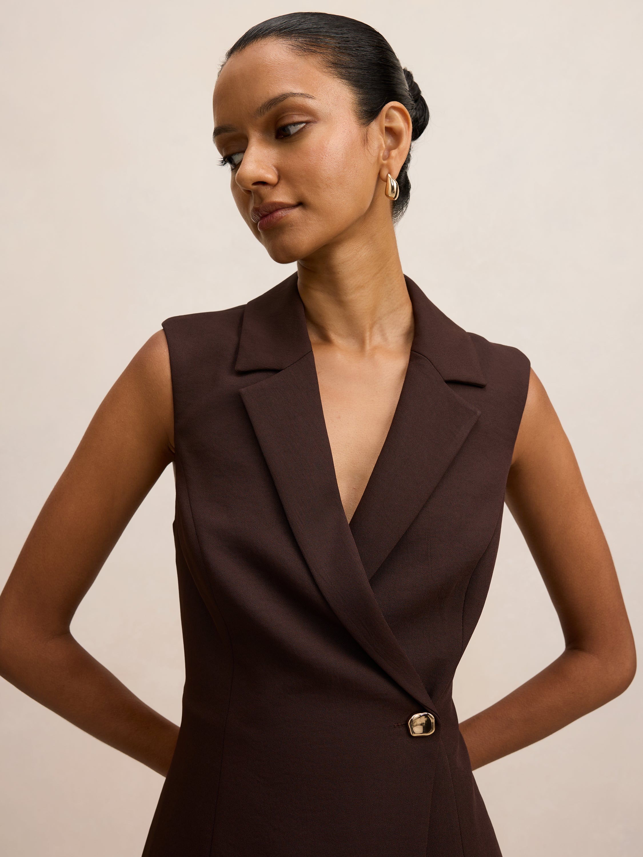 Winslet Petite Wrap Blazer Mini Dress