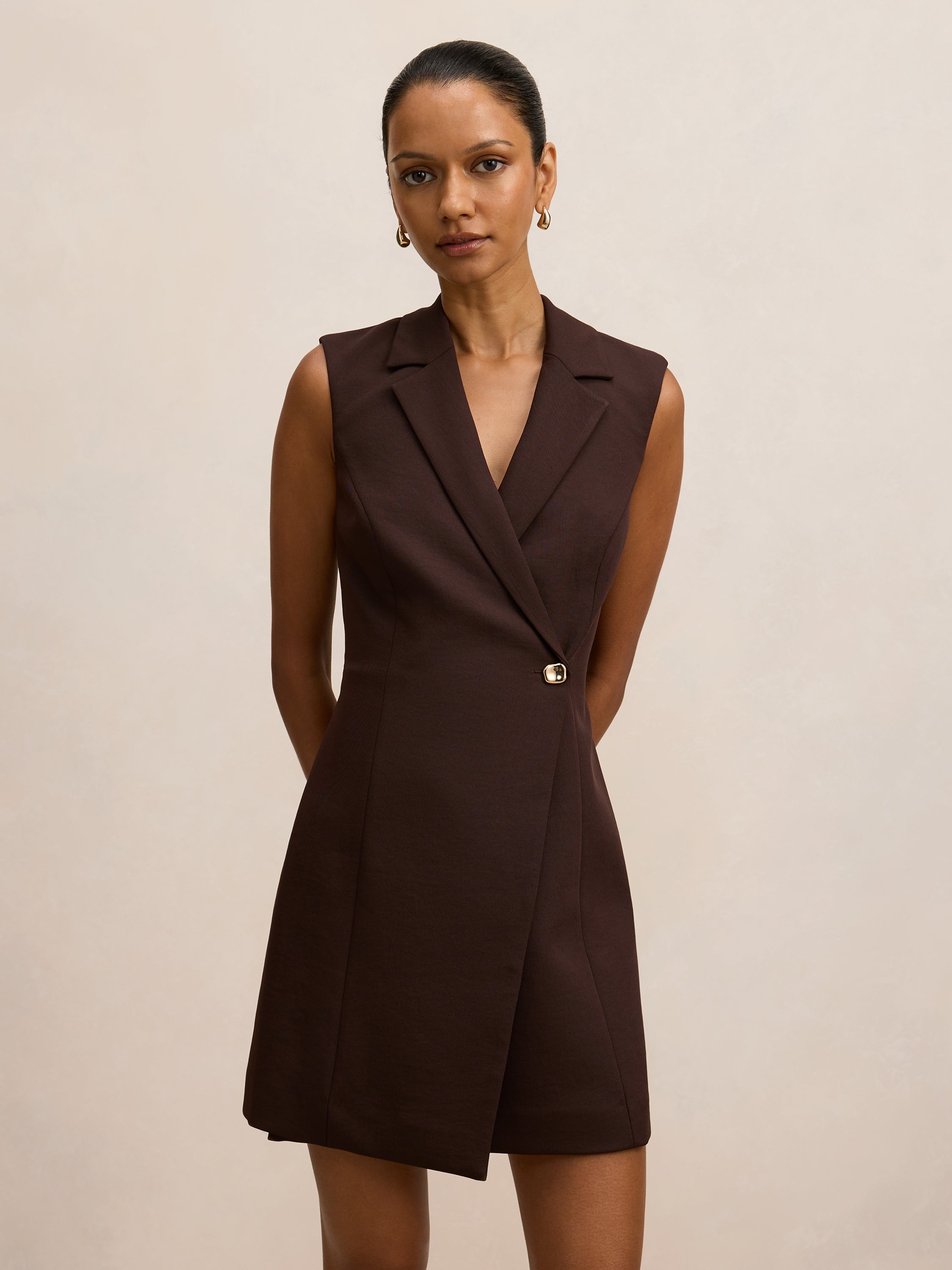 Winslet Petite Wrap Blazer Mini Dress