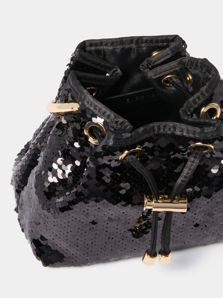 Stella Sequin Ring Handle Bag
