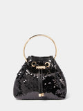 Stella Sequin Ring Handle Bag