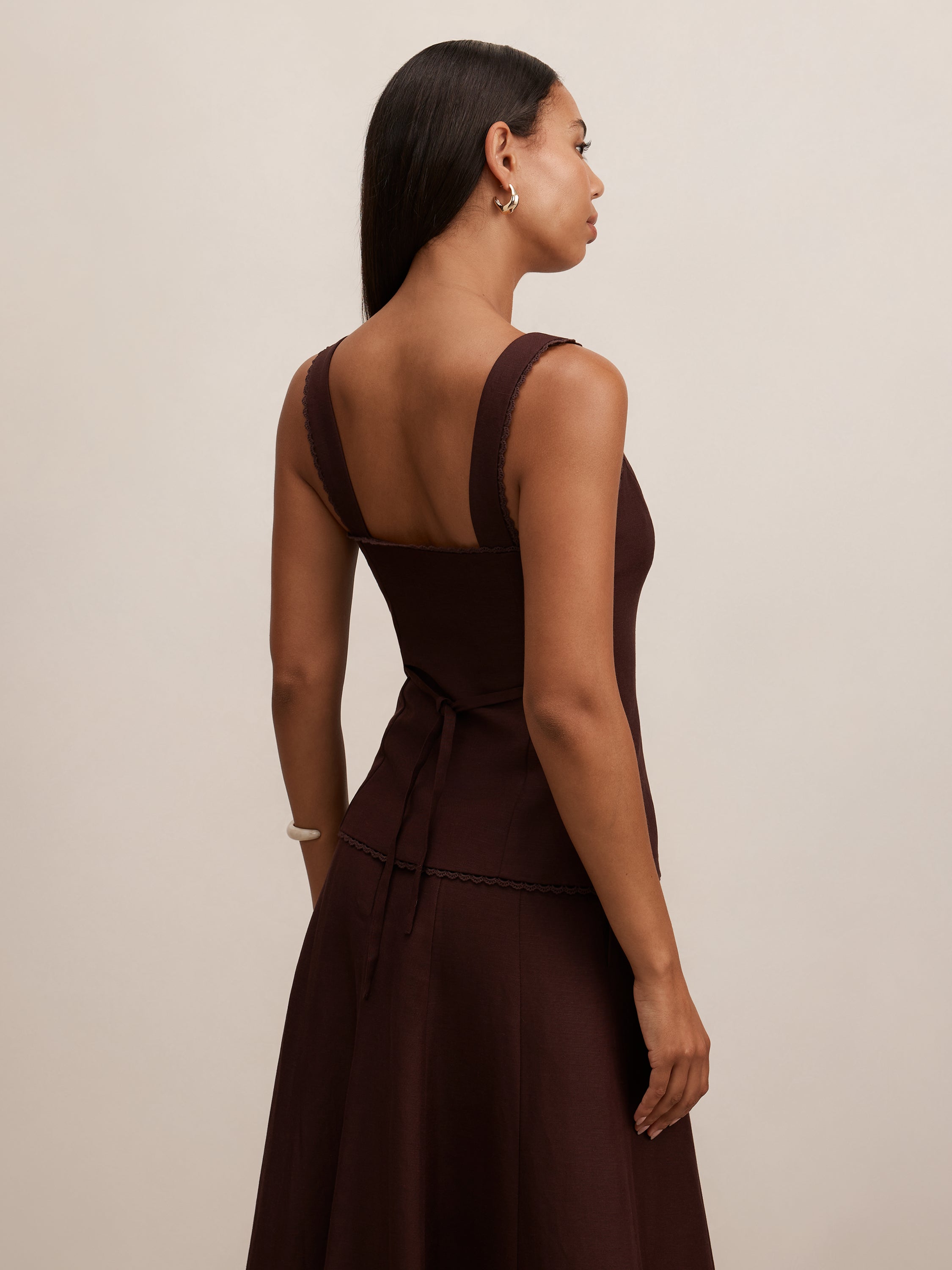 Cinzia Trim Detail Top