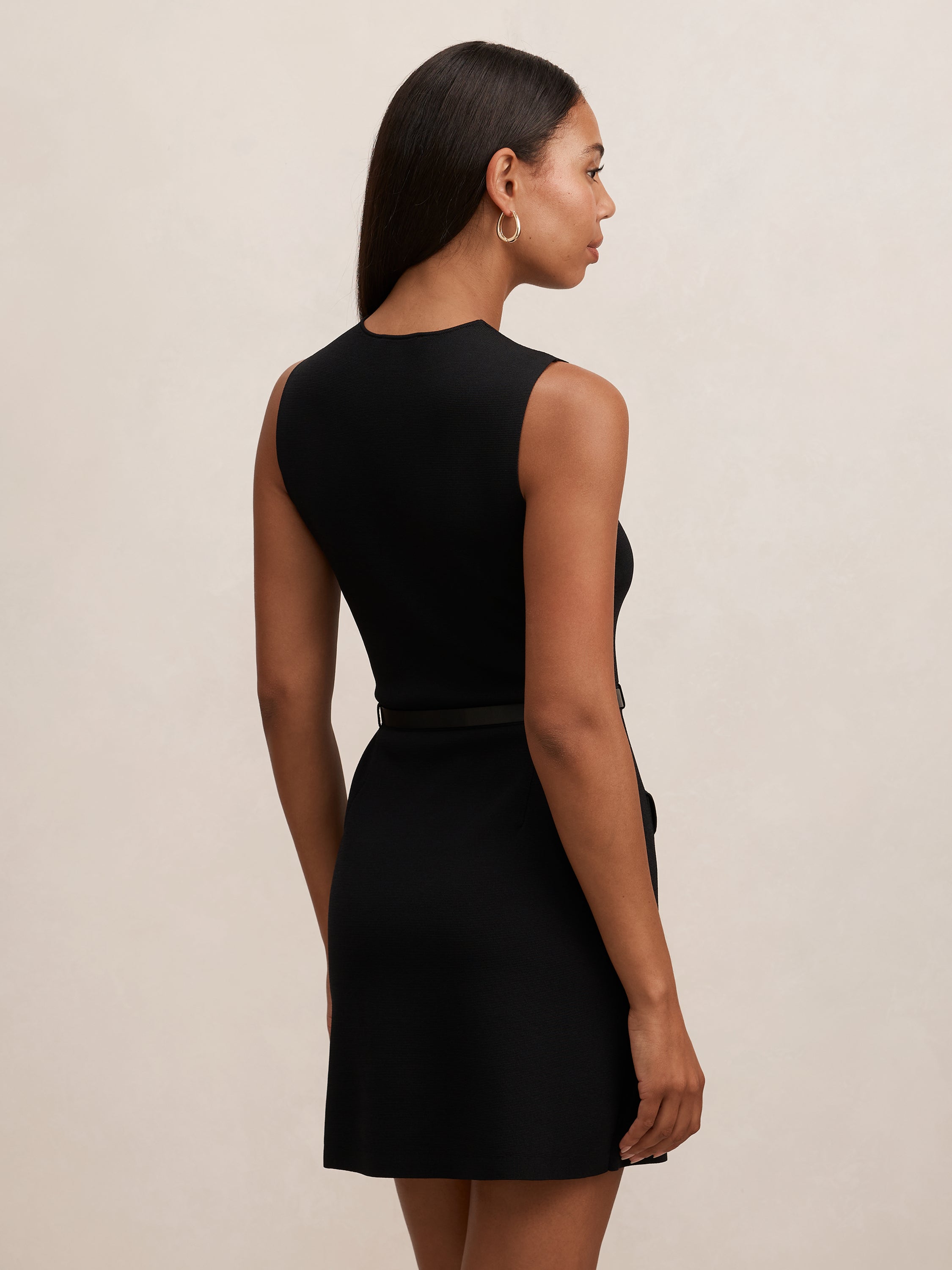 Miley Pocket Detail Knit Mini Dress