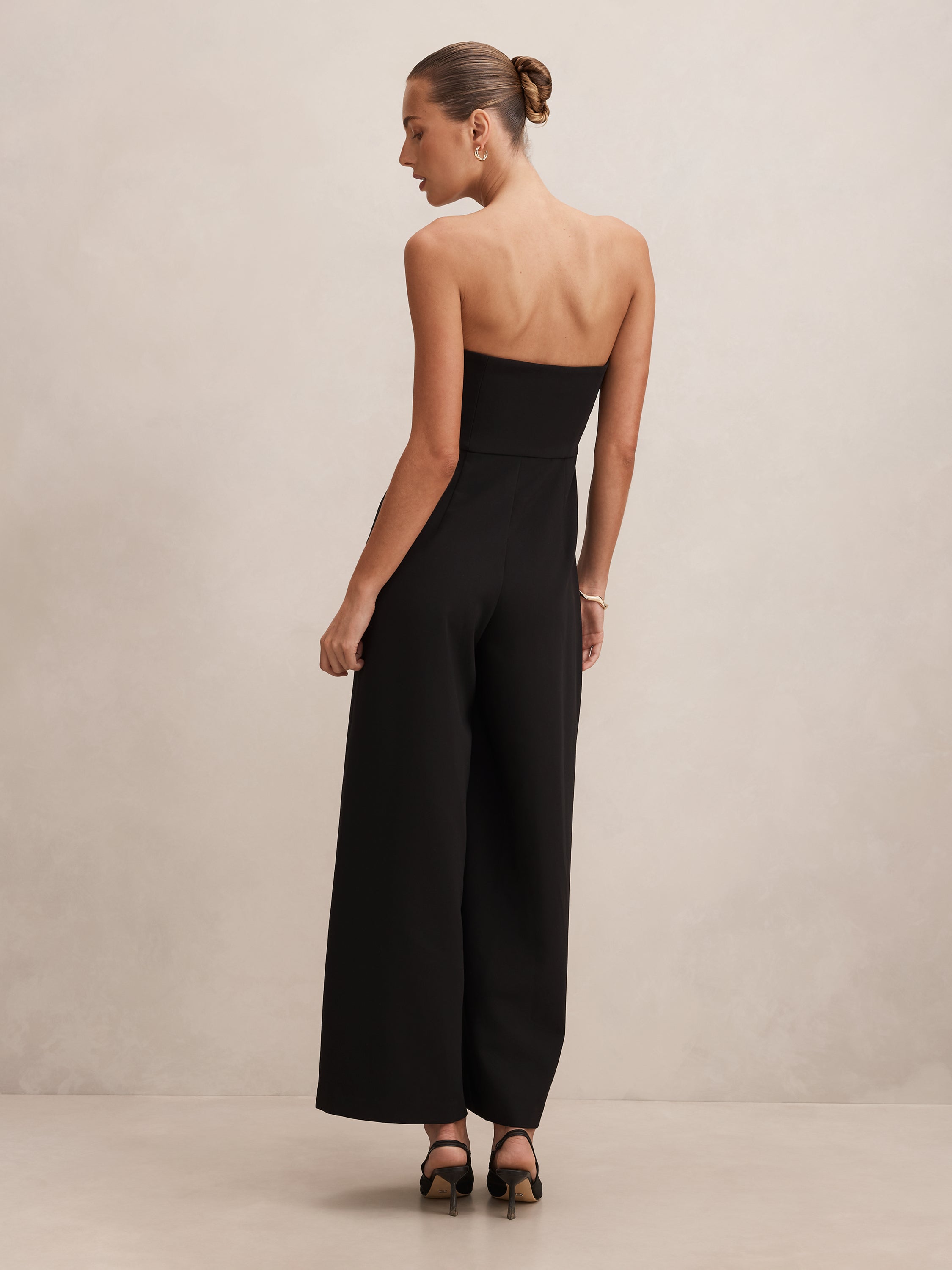 Shelly Strapless Corset Jumpsuit