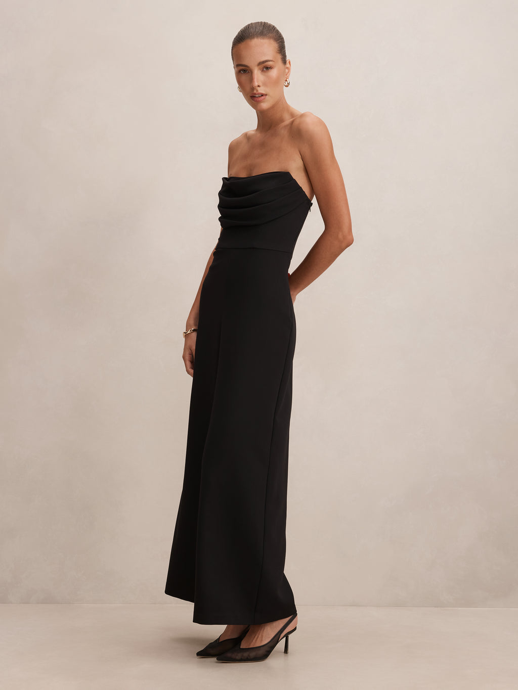 Shelly Strapless Corset Jumpsuit