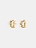 Matilda Hexagon Small Hoop