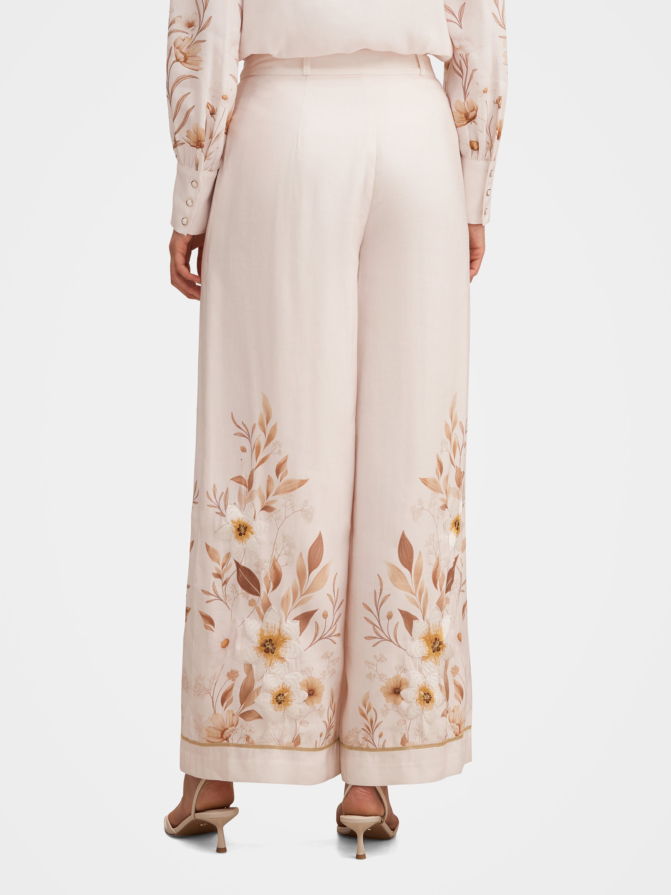 Sylvia Floral Embroidery Pant