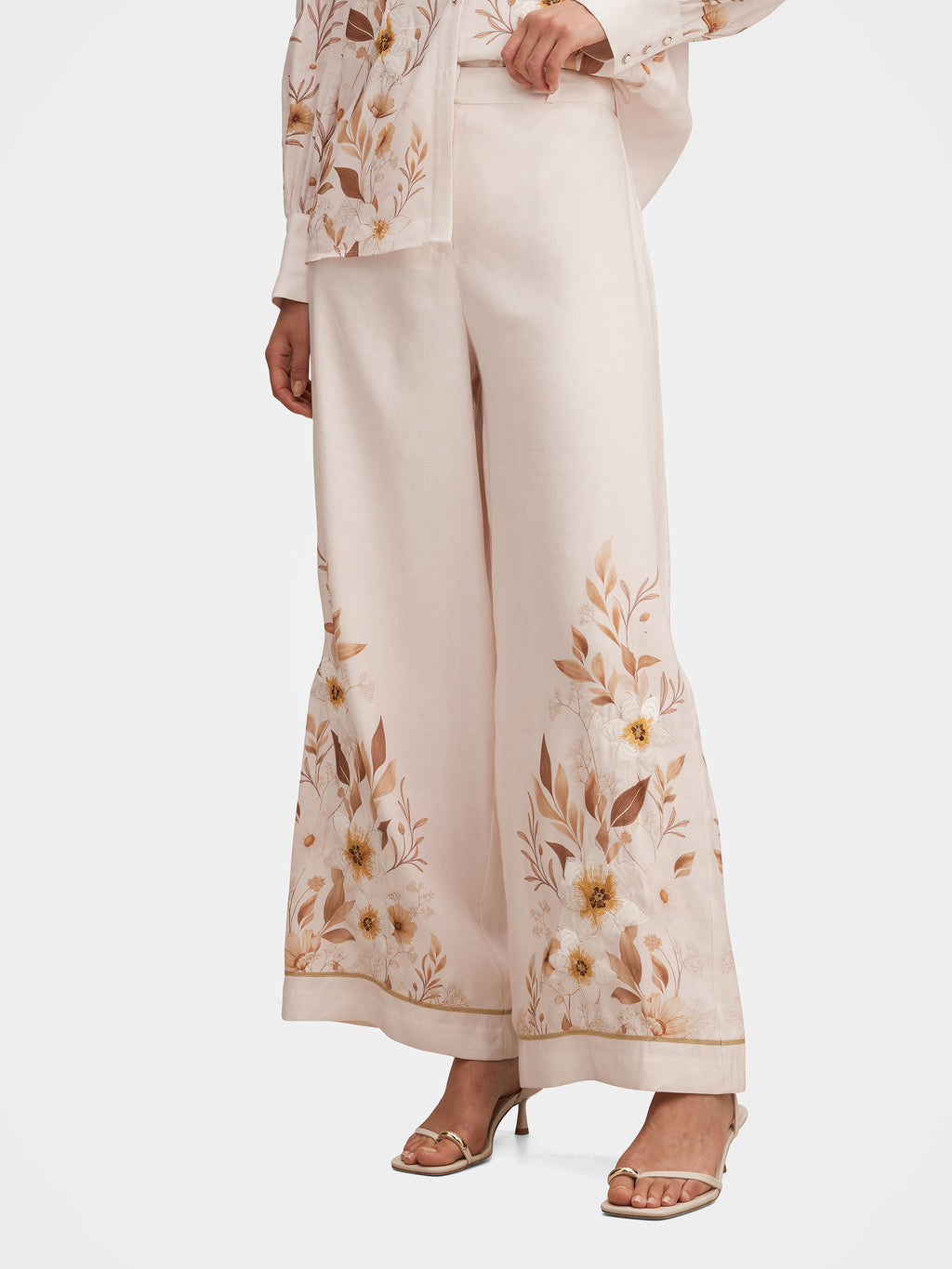 Sylvia Floral Embroidery Pant
