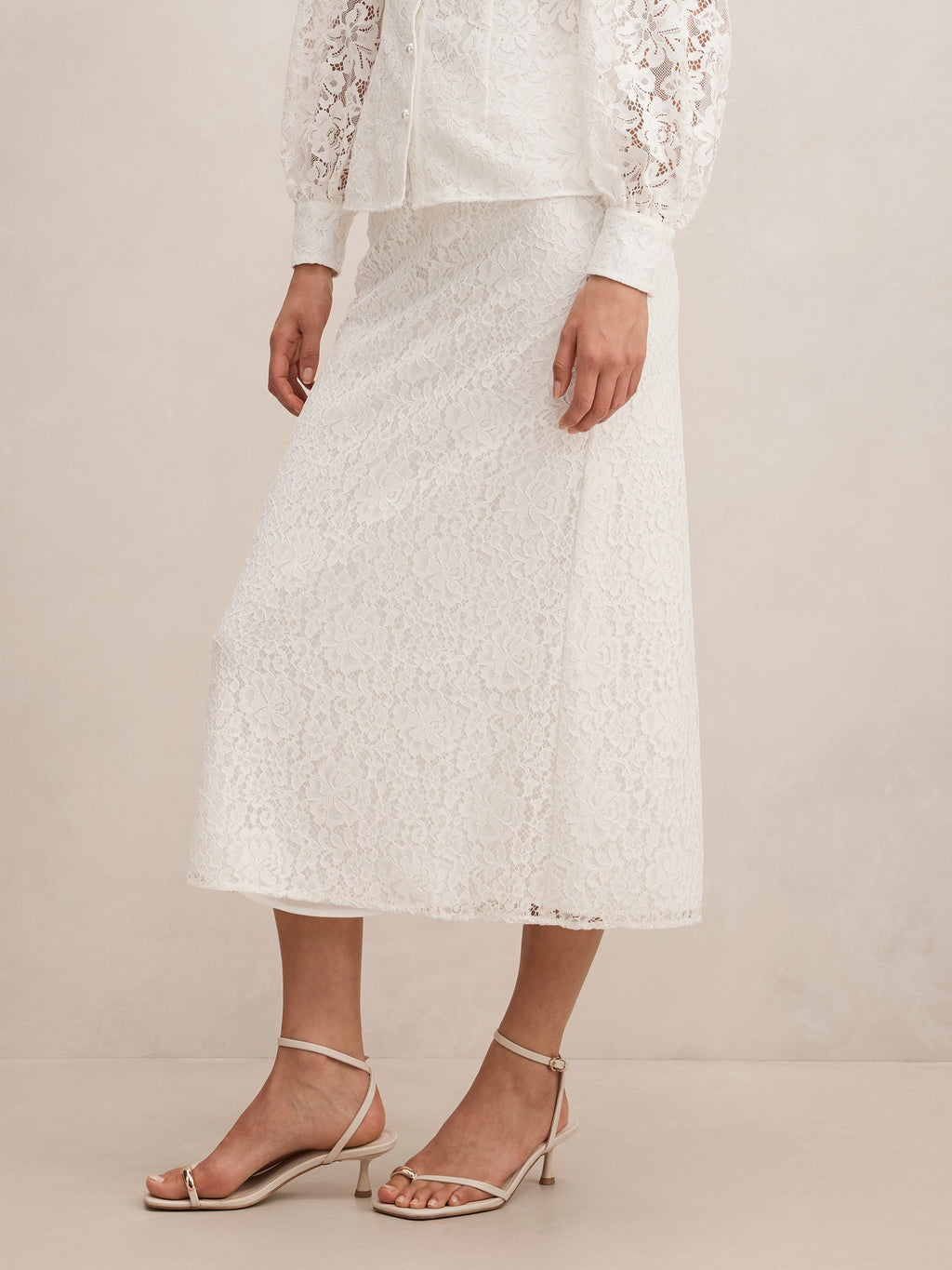 Loretta Lace Midi Skirt